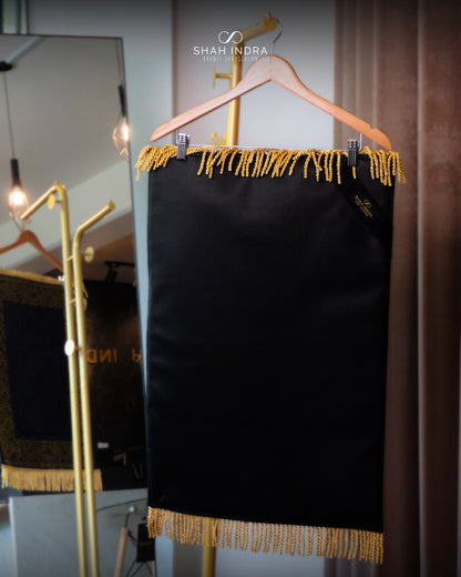 Royal Edition Mini Travel Sejadah In Black (INSTOCK)