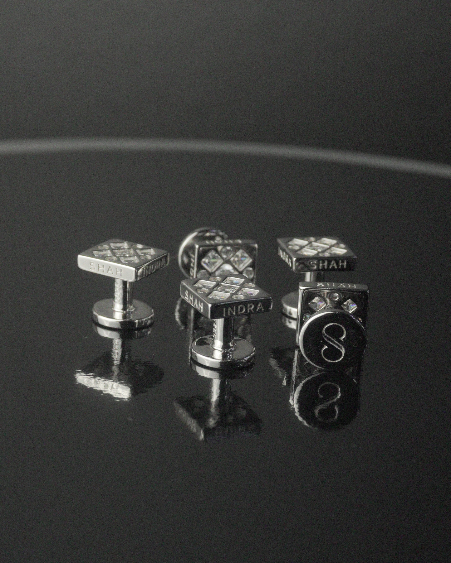 Shah Indra Silver Studs - IMPERIA (Instock)