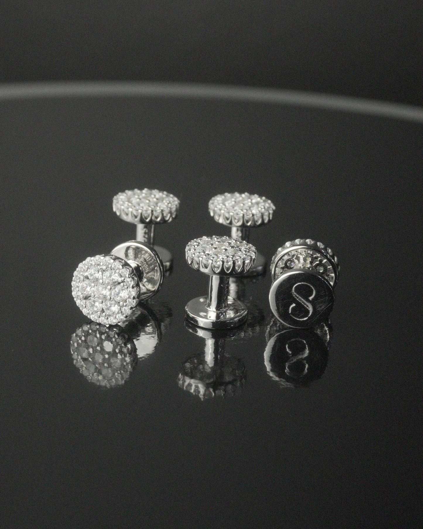 Shah Indra Silver Studs - ANKARA (Instock)