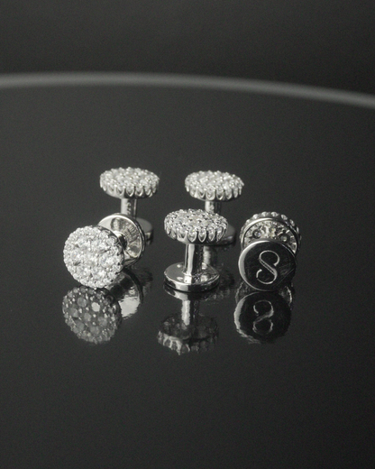Shah Indra Silver Studs - ANKARA (Instock)