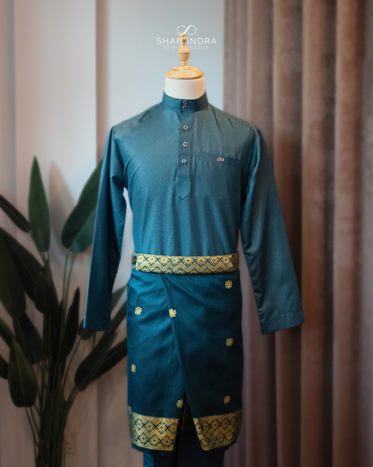 Baju Melayu Raya 2026 - Teal Green (INSTOCK)