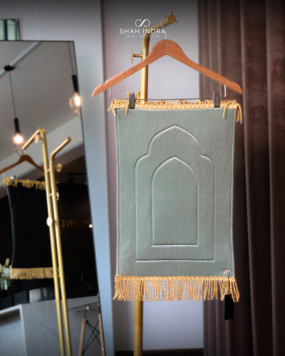 Mini Travel Sejadah In Mint Green (INSTOCK)