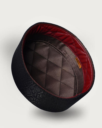 SHAH INDRA SONGKOK IN FULL PATTERN - BUNGA PADI (INSTOCK)